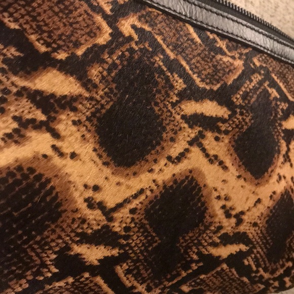 Patricia Nash calfhair python leather crossbody - Picture 4 of 8